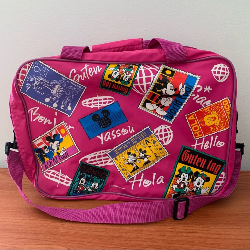 Walt Disney Company Mickey's World Tour Kids Overnighter Tote Bag